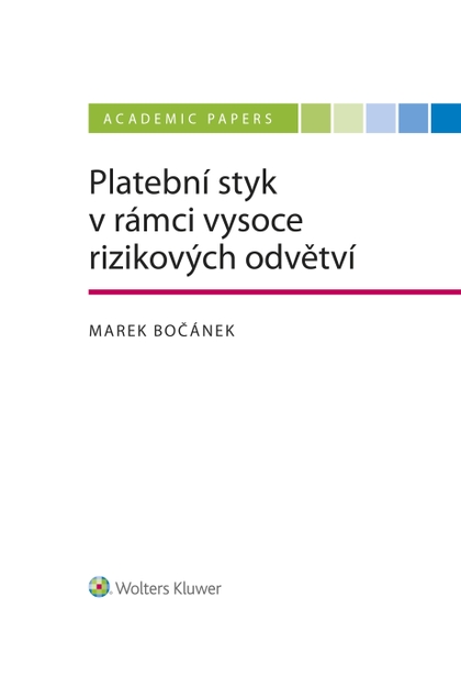 E-kniha Platební styk v rámci vysoce rizikových odvětví - Marek Bočánek