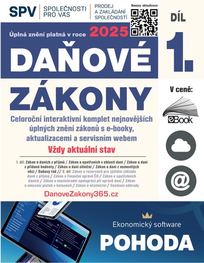 E-kniha Daňové zákony 2025 XXL ProFi (Díl 1., právní stav 1. 1. 2025) -  kolektiv autorů