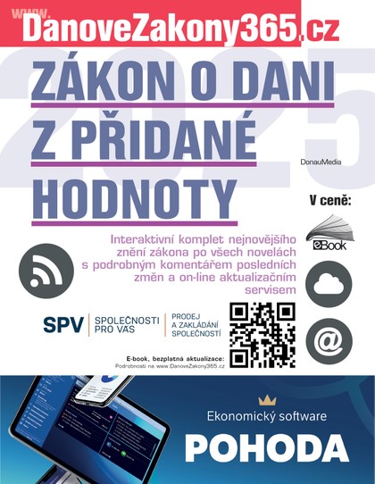 E-kniha Zákon o dani z přidané hodnoty 2025 s komentářem změn - autorů Kolektiv autorů