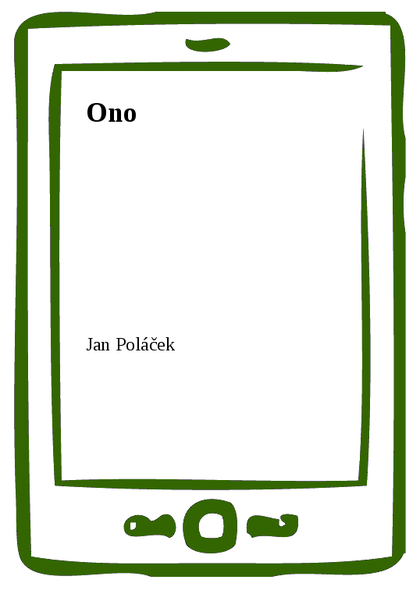 E-kniha Ono - Jan Poláček