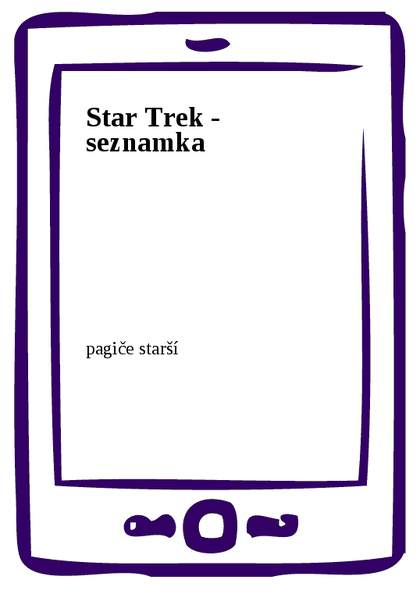 E-kniha Star Trek - seznamka -  Pagiče